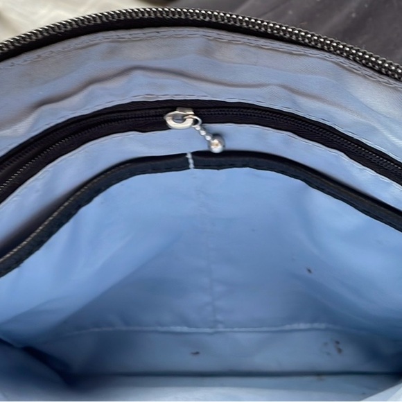 Baggallini Go Bagg Crossbody in Black Floral | Lightweight Travel Bag - Picture 9 of 10